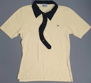 Vivienne Westwood para Hombres | Polo Borracho | Talla Pequeña Amarillo Negro - Imagen 1 de 8