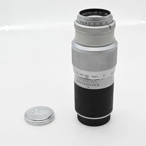 Leica Objektiv 13,5 cm 135 mm f4,5 Hektor M39 LTM chrom/leder #081 - Bild 1 von 7