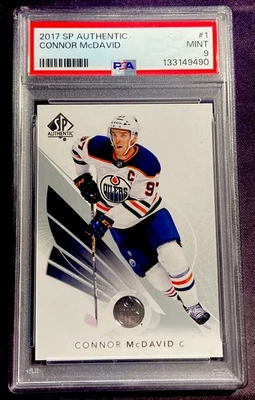 Подлинная карточка 2017 SP NO1 КОННОР Макдэвид PSA 9 КАК НОВАЯ - Изображение 1 из 2