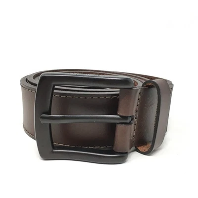 Columbia Cinturón de Trabajo Para Hombre Talla 38-40 Marrón Cuero Vestido Informal Ajustable Foto 1 de 4