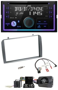 JVC Lenkrad USB 2DIN DAB Bluetooth CD Autoradio für Alfa Romeo GT 147 07-10 anth - Bild 1 von 10