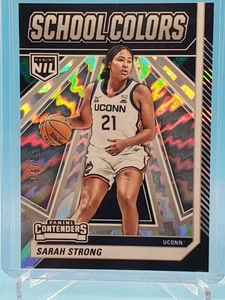 2024-25 Panini NIL UConn SARAH STRONG #2 School Colors Lightning Spoke /99 - Picture 1 of 2