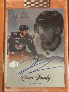 2020-21 Upper Deck Clear Cut - Nhl Memoirs Autographs Liam Foudy #M-LF (AU, RC) - Picture 1 of 2