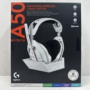 Auriculares inalámbricos para juegos Logitech Astro A50 Lightspeed con estación base - blancos - Imagen 1 de 2