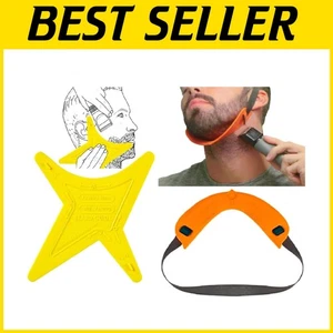 Custom Fit Beard Shaping Kit - 2 Templates for All Face Shapes, Made in USA - Picture 1 of 7