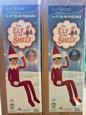 TEKKY 5 FT POSEABLE ELF ON THE SHELF INDOOR/OUTDOOR CHRISTMAS DECOR GIANT ELF!! ❤️