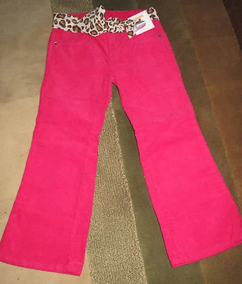 Pantalón Fucsia con Cinturón Leopardo Talla 4 Gymboree Foto 1 de 3