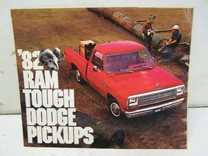 NOS OEM MOPAR 82 1982 DODGE RAM POWER RAM PICKUPS DEALER SALES BROCHURE - Picture 1 of 1