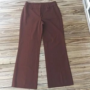 🌹Stylish Ruby Rd. Women's Career Dress Pants Wide Leg Trousers Brown Size 8🌹 - Picture 1 of 9