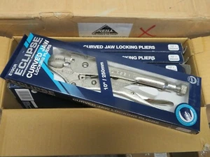 5 pcs ECLIPSE Vise Grip E10CR 10" / 250mm Curved Jaws Locking Pliers Welding - Picture 1 of 3