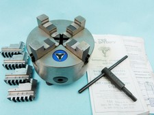 4-Backenfutter TOS, 100 mm, inkl. 2. Satz Backen, Drehfutter, lathe, chuck