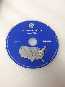 Volkswagen VW Touareg Navigation CD Map Ohio Valley Version 1 S0022-0006-306 - Foto 1 di 3