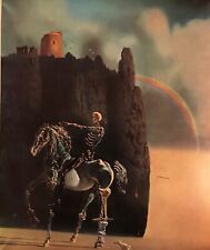Salvador Dali "The Knight of Death " Limited Edition  Lithograph 1957 Very Rare