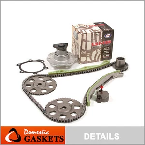 99-02 Saturn SC2 SL2 SW2 1.9L DOHC Timing Chain GMB Water Pump Kit VIN 7 - Picture 1 of 10