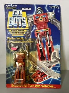 Figura de avión flotador robot enemigo paseo por el agua Tonka Go Bots vintage ampolla agrietada - Imagen 1 de 8