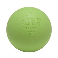 Champion Sports Official Size Rubber Lacrosse Ball, Green (Single)