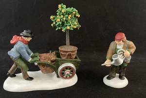 Department 56 DICKENS' VILLAGE Accessory  MASTER GARDENERS set of 2 - Picture 1 of 5