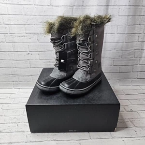 Sorel Joan of Arctic Damen Schneestiefel UK 3 Grey Quarry Black Wasserdicht Winter - Bild 1 von 10