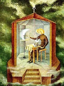 Remedios Varo - Celestial Plabum - Poster 24 x 16 - Picture 1 of 1