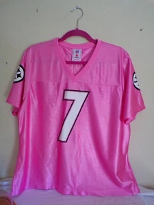 Pittsburgh Steelers Women's XL Screened Roethlisberger #7 T-Shirt #7162W 08 - Picture 1 of 4