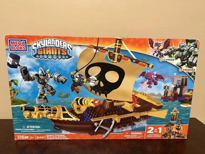2012 New MEGA Bloks Skylanders Giants 328 Pc Set Crusher's Pirate Quest 95442 - Image 1 of 4