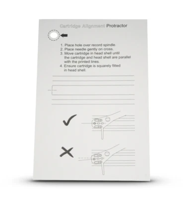 Rega Cartridge Alignment Protractor: Get the Best Sound from Your Vinyl - Image 1 of 3