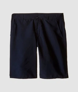 $66 Nautica Kids Boy's Blue Flat Front Performance Uniform Shorts Size 4 Slim - Picture 1 of 1