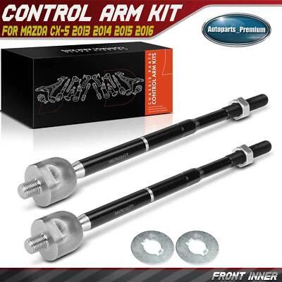 2x Front Driver & Passenger Inner Tie Rod End for Mazda CX-5 2013 2014 2015 2016 - Image 1 of 4