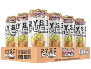 Ryse Ryse Fuel Energy Drink - Peach Cooler (12 Drinks/ 16 Fl Oz. Each) - Picture 1 of 3