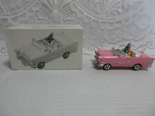 Dept. 56 Snow Village  Christmas Cadillac #54135 Pink Cadillac W/Xmas Presents