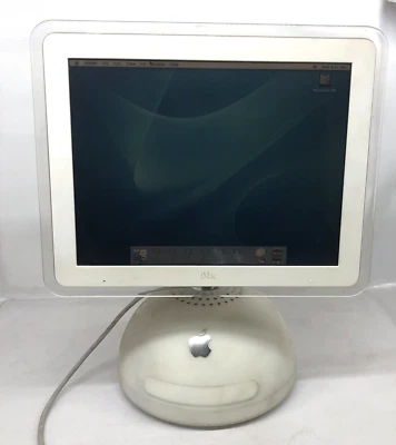 Apple iMac G4 M6498 700MHz PowerPC G4 128MB RAM 40GB HDD MacOS Panther - Image 1 of 4
