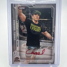 chael sonnen 2014 Champions Red Ink Auto 6/15 UFC -85