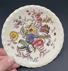 Vernon Kilns USA Hand Painted Vintage MAY FLOWER 6” Saucer - Pick Qty! - Picture 1 of 4