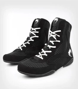 Venom "Contender" Boxing Shoes Black/White, Size: (US 11.5) (EUR 45) - Picture 1 of 3