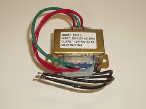 Transfo 120vac 24vac 1a Transformateur Philmore TR241R 120VAC Vers 24VAC - Prise Centrale 12V-0-12V, 1A, Pour Alimentations Transfo 12V-0-12V 1A