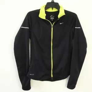 Nike Women's Element Shield Running Jacket Dri-Fit Medium Black 425074-012 - Picture 1 of 11