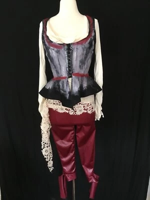 Disfraz de pirata sexy de moda personalizado de 3 piezas talla xs Foto 1 de 4