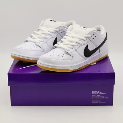 CD2563-101 Nike Dunk низкий SB белая резинка черная резинка светло-коричневый (мужской) - Изображение 1 из 4