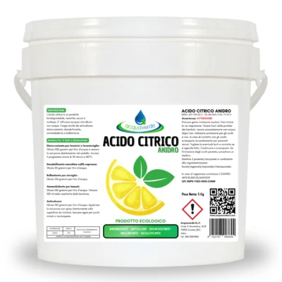 ACIDO CITRICO PURO AMMORBIDENTE ANTICALCARE DISINCROSTANTE BRILLANTANTE 5 kg - Immagine 1 di 4