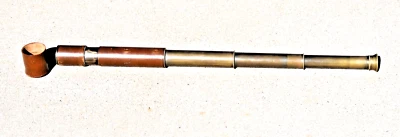 BROADHURST CLARKSON & CO LTD P203 SOLID BRASS TELESCOPE ANTIQUE - Image 1 of 4