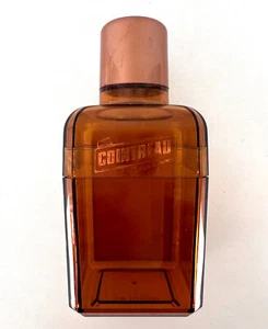 RARE COINTREAU LIQUEUR SMALL COCKTAIL MARTINI SHAKER AMBER BRONZE SQUARE 5.75" - Picture 1 of 4