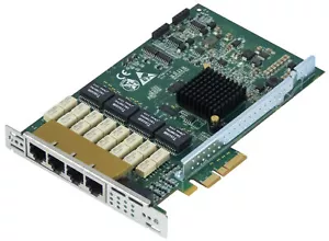 Quad Gigabit Bypass Card Riverbed 410-00047-01 Rev. 2.2 PCIe - Picture 1 of 2