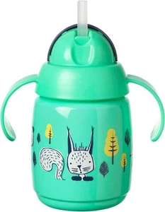 Tommee Tippee Superstar Weighted Straw Cup for Toddlers with INTELLIVALVE 100% - Picture 1 of 7