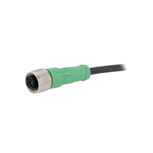 SAC-4P-5,0-PUR/M12FS Verbindungsleitung M12 PIN: 4 gerade 5m Stecker 250VAC 4A P - Bild 1 von 1