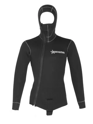 ABYSSTAR GIACCA MUTA PACIFIC NERA CON CERNIERA FRONTALE 5 MM pesca subacquea immersioni
