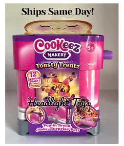 Cookeez Makery TOASTY TREATZ Toaster Oven Scented Surprise Sweet Baked Plush Pet - Picture 1 of 14
