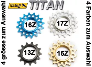 ROHLOFF: 1 SchraubRitzel aus TITAN - Grösse + Farbe zur Auswahl - 43% leichter! - Picture 1 of 20