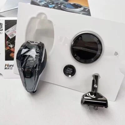 4pc Crystal Gear Shift Knob Fits For BMW ix3 2023 2024 Modify to Classical Model - Image 1 of 4