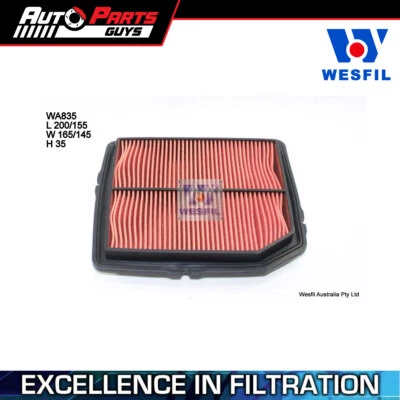 Wesfil Air Filter A471 fits Honda CRX 1.6L EFI 88-90 Concerto EFI 88-91 - image 1 of 3