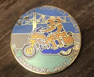 BMW MOA Motorcycle Owners of America 16th International Rally Pin - Picture 1 of 2